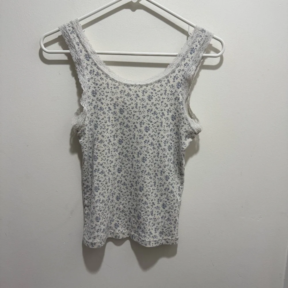 Brandy Melville Floral Print Women's Tank Top